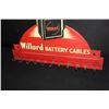 Image 3 : WILLARD BATTERY BATTERIES CABLE RACK TIN SIGN
