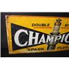 Image 2 : CHAMPION DOUBLE RIBBED SPARK PLUGS SIGN
