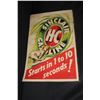 Image 1 : SINCLAIR HC GASOLINE HEAVY PAPER POSTER SIGN