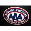 Image 1 : PORCELAIN AAA AUTO CLUB OF MICHIGAN EMERGENCY SIGN