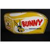Image 1 : BUNNY BREAD LOAF CONVEX BUBBLE TIN SIGN