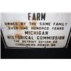 Image 2 : MICHIGAN CENTENNIAL FARM DETROIT EDISON POWER SIGN