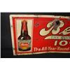 Image 2 : ANHEUSER BUSCH BEVO 10 CENT SOFT DRINK TIN SIGN