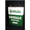 Image 2 : 2 GAL OIL CAN SINCLAIR EMERALD AUTO OIL