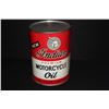 Image 1 : FULL QUART OIL CAN INDIAN MOTORCYCLE PREMIUM