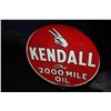 Image 2 : KENDALL 2000 MILE MOTOR OIL CURB SIGN