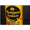 Image 2 : FULL QUART OIL CAN THOMPSONS AERO TYPE