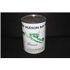 Image 1 : FULL QUART OIL CAN HUDSON BAY CO HERTERS SNOWOBILE