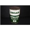Image 1 : FULL QUART OIL CAN SINCLAIR OPALINE