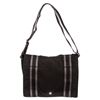 Image 1 : Hermes Black Canvas Fourre Tout Vassus Messenger Bag