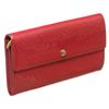 Image 2 : Louis Vuitton Framboise Vernis Monogram Sarah Wallet