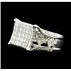 Image 1 : 3.12 ctw Diamond Ring - 14KT White Gold