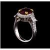 Image 4 : 14KT Two-Tone Gold 5.44 ctw Ruby and Diamond Ring