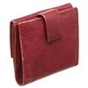 Image 2 : Gucci Dark Red Guccissima Leather French Flap Wallet