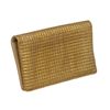 Image 3 : Chanel Gold Textured Leather CC Flap Bi Fold Wallet