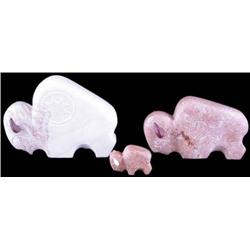 D. Little White Man Alabaster Buffalos