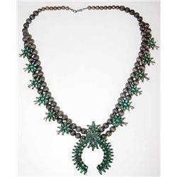 Zuni Squash Blossom Necklace