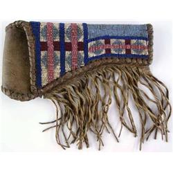 Plains Style Beaded Leather Holster