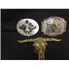 Image 2 : 3 New Mexico Style Belt Buckles