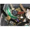 Image 2 : Plastic Container Full of Watches, Jewelry Pieces, Belt Buckles etc