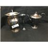 Image 1 : Lot of Silverplate Teapot, Vase, and a Water Jug, Trophy with a Plaque saying First Vancouver 1953 S