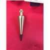 Image 2 : Sold Brass Plumb Bob in Very Good Condition in Box, Unknown Maker. Heavy