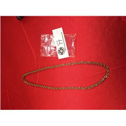 A Good Quality Heavy Gold Plated Chain