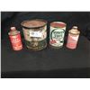 Image 1 : Vintage Lot of 3 Vintage Tins. BA , Quaker State etc.