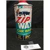 Image 2 : Vintage Turtle Wax Zip Wax Car Wash Tin. 1960's