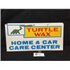 Image 1 : Vintage Turtle Wax Home and Car Care Center Display Stand Topper Sign.