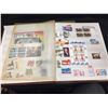 Image 2 : A Nice Egyptian Style Embossed Stamp Album Full of World Stamps. Mostly Unused Postage. Nice Book
