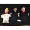 Image 1 : 3 Vintage Hand Puppets From Europe
