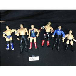 Lot of 7  Tall Wrestling Figures