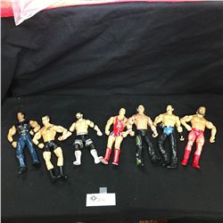 Lot of 7  Tall Wrestling Figures