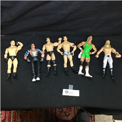 Lot of 7  Tall Wrestling Figures