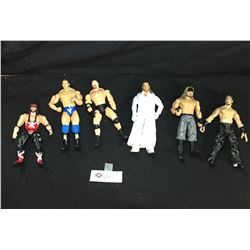 Lot of 7  Tall Wrestling Figures