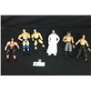 Image 1 : Lot of 7" Tall Wrestling Figures