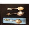 Image 2 : A Group of 3 Sterling Silver Collectible Spoons