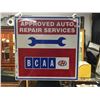 Image 2 : BCAA Hanging 2 Sided Sign. 36" x 36"