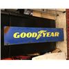 Image 2 : Vintage Double Sided Goodyear Tin Sign. 4" L x 11.5" H