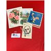 Image 1 : Vintage Lot of Christmas Cards and Birthday Cards. One with a Golliwog on it