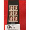 Image 1 : Lot of 6 Unused WWII Nazi Hitler Stamps