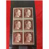 Image 2 : Lot of 6 Unused WWII Nazi Hitler Stamps