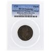 Image 1 : 1723 Hibernia DEI.Gratia Farth Coin PCGS Genuine VG Details