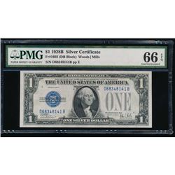 1928B $1 Silver Certificate PMG 66EPQ