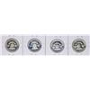 Image 2 : Lot of (4) 1963 Proof Franklin Half Dollar Coins