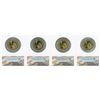Image 2 : Lot of (4) 2008 Presidential Oath Dollar Coins ANACS MS66