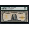 Image 1 : 1907 $10 Gold Certificate PMG 25