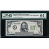 1934 $50 San Francisco Federal Reserve Note PMG 64