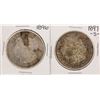 Lot of 1896 & 1897-S $1 Morgan Silver Dollar Coins